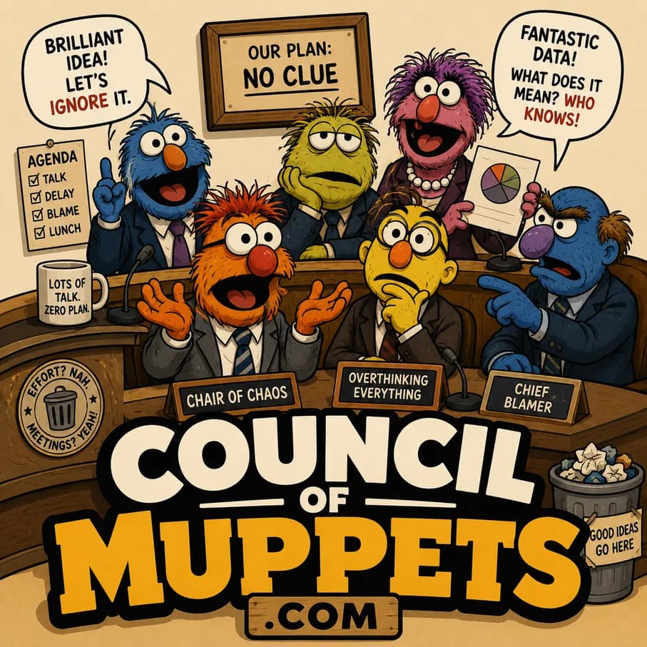 CouncilOfMuppets.com — Fat Heron catalog illustration