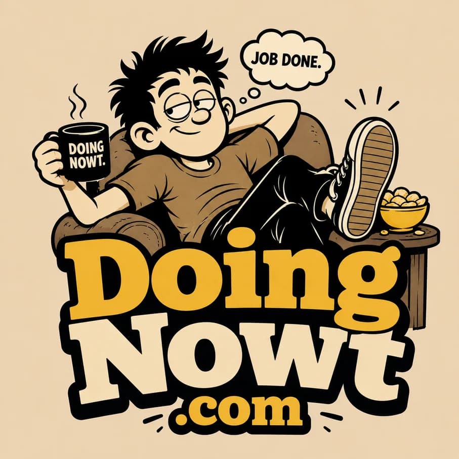 DoingNowt.com — Fat Heron catalog illustration