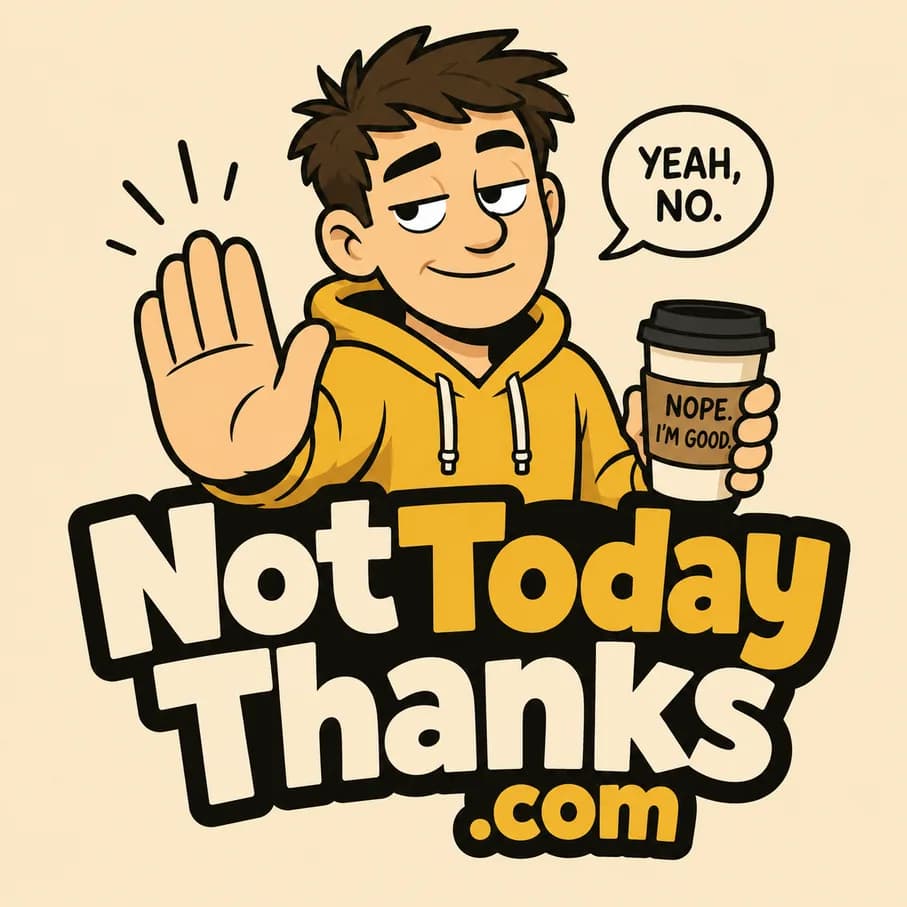 NotTodayThanks.com — Fat Heron catalog illustration