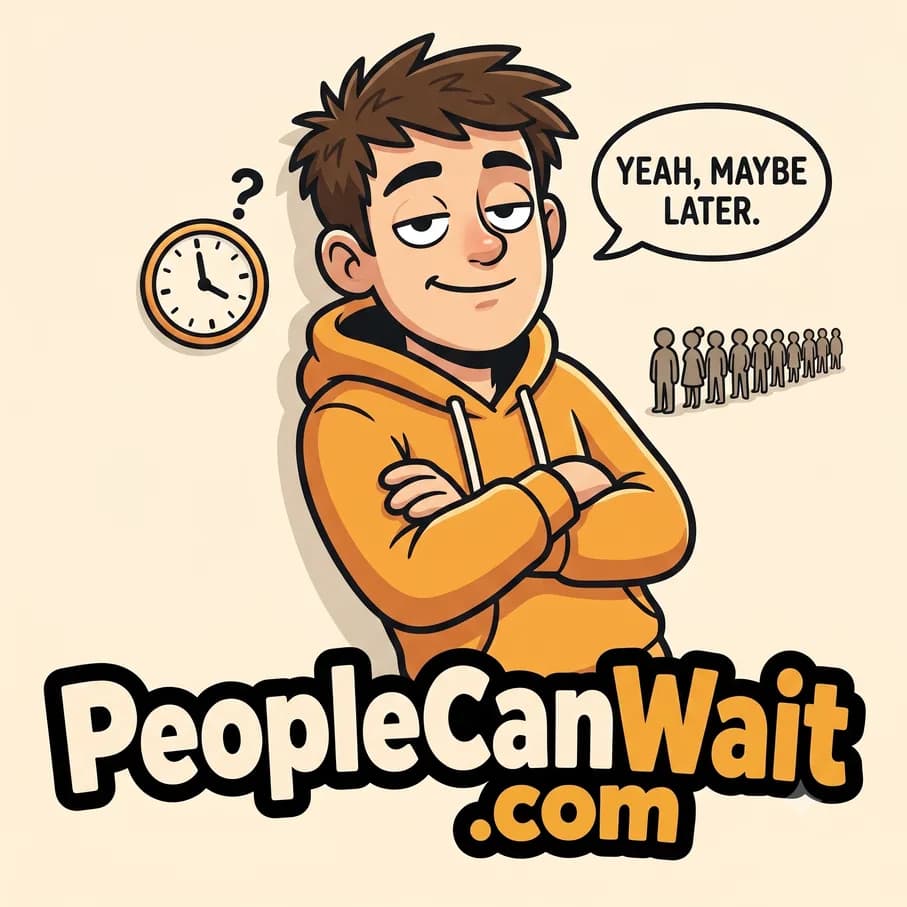 PeopleCanWait.com — Fat Heron catalog illustration