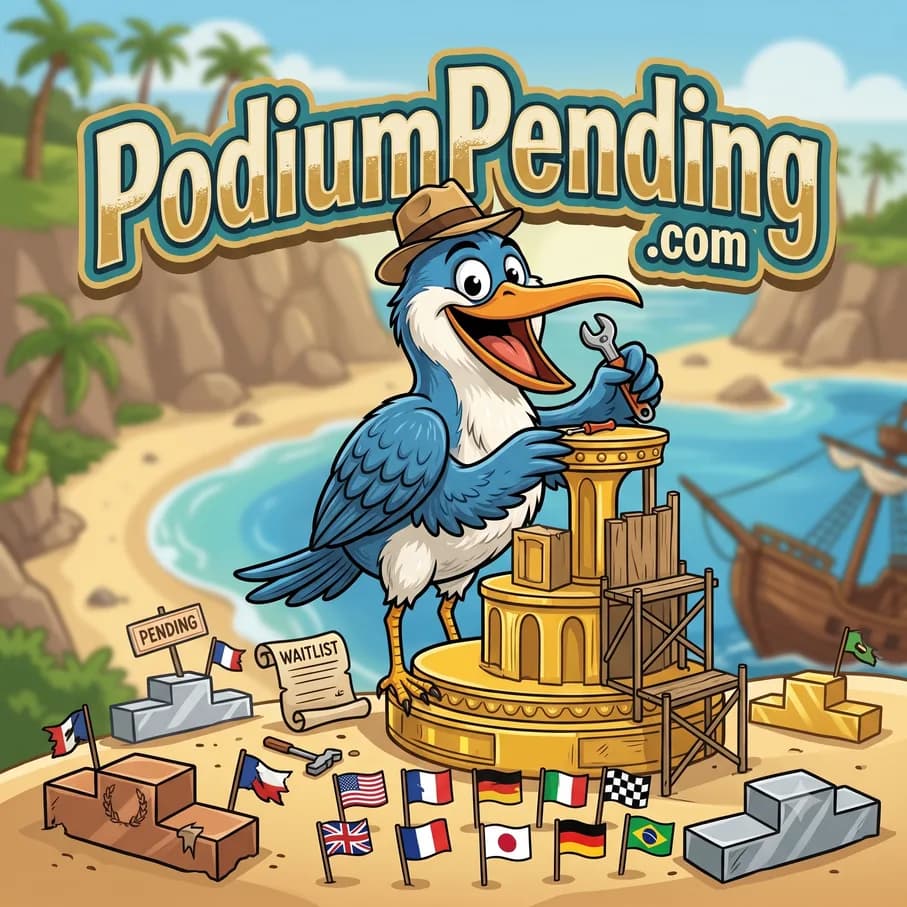 PodiumPending.com — Fat Heron catalog illustration